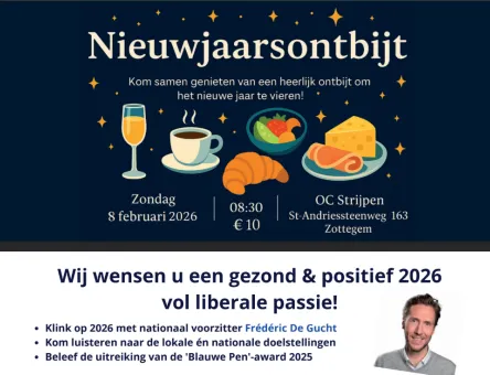 Nieuwjaarsontbijt Positief Zottegem